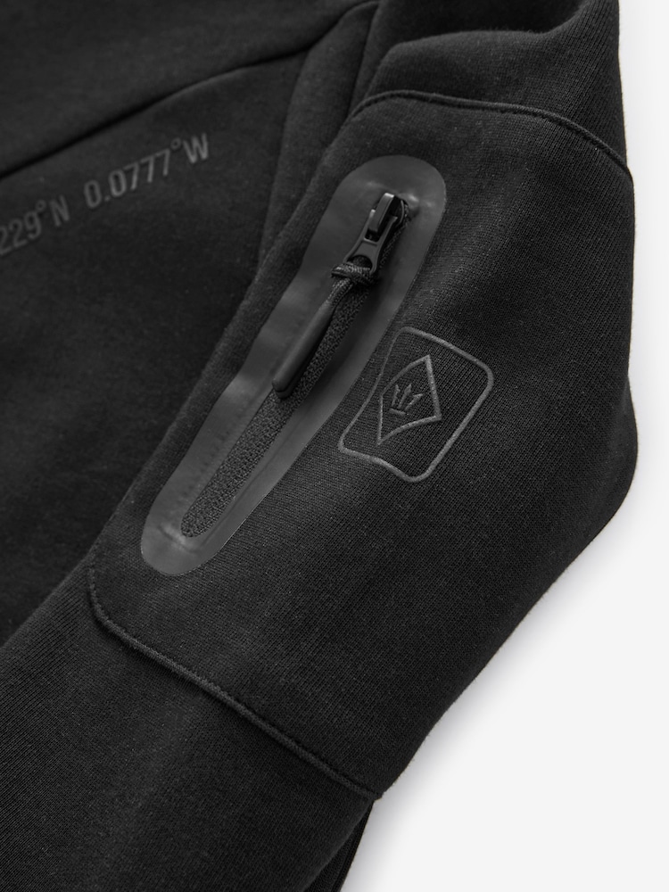 Black Sporty Hoodie and Joggers Set (3-16yrs) - Image 5 of 5