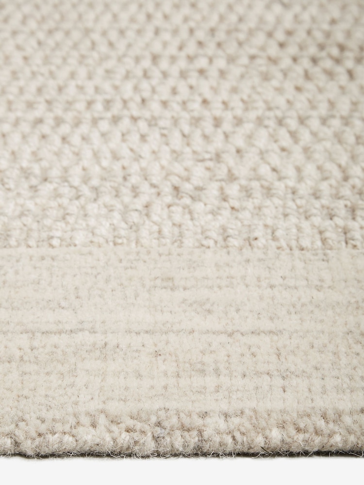 Light Natural Border Rug - Image 2 of 5