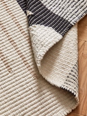 Natural/Black Global Geo Rug - Image 4 of 6