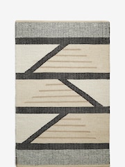 Natural/Black Global Geo Rug - Image 5 of 6