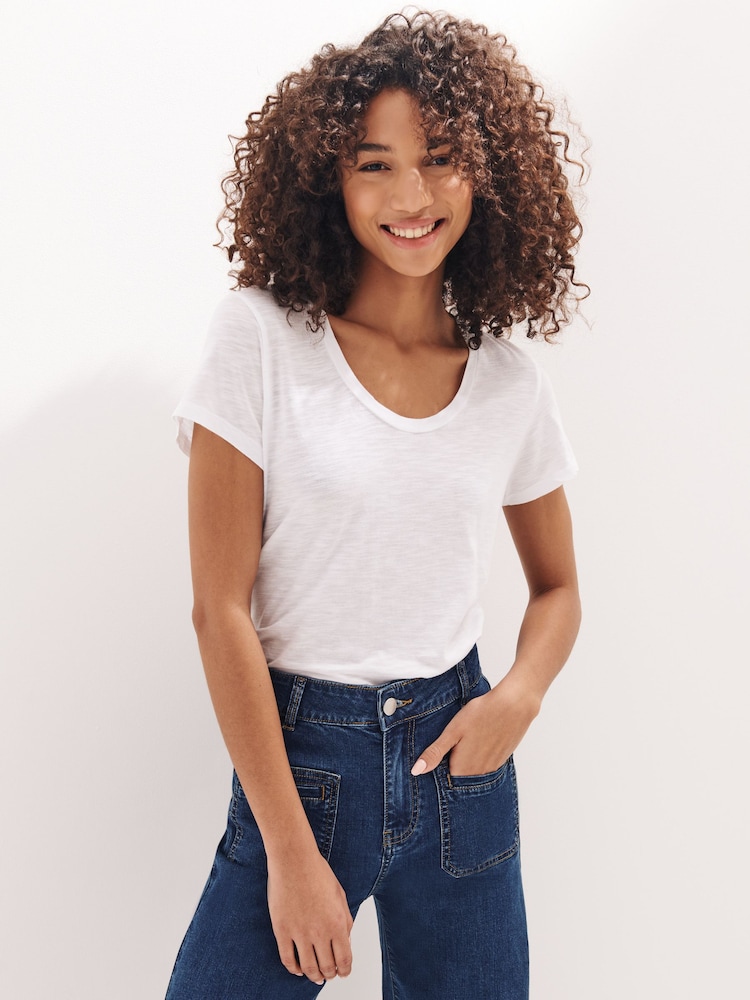 American Vintage Short Sleeve Scoop Neck T-Shirt - Image 1 of 5