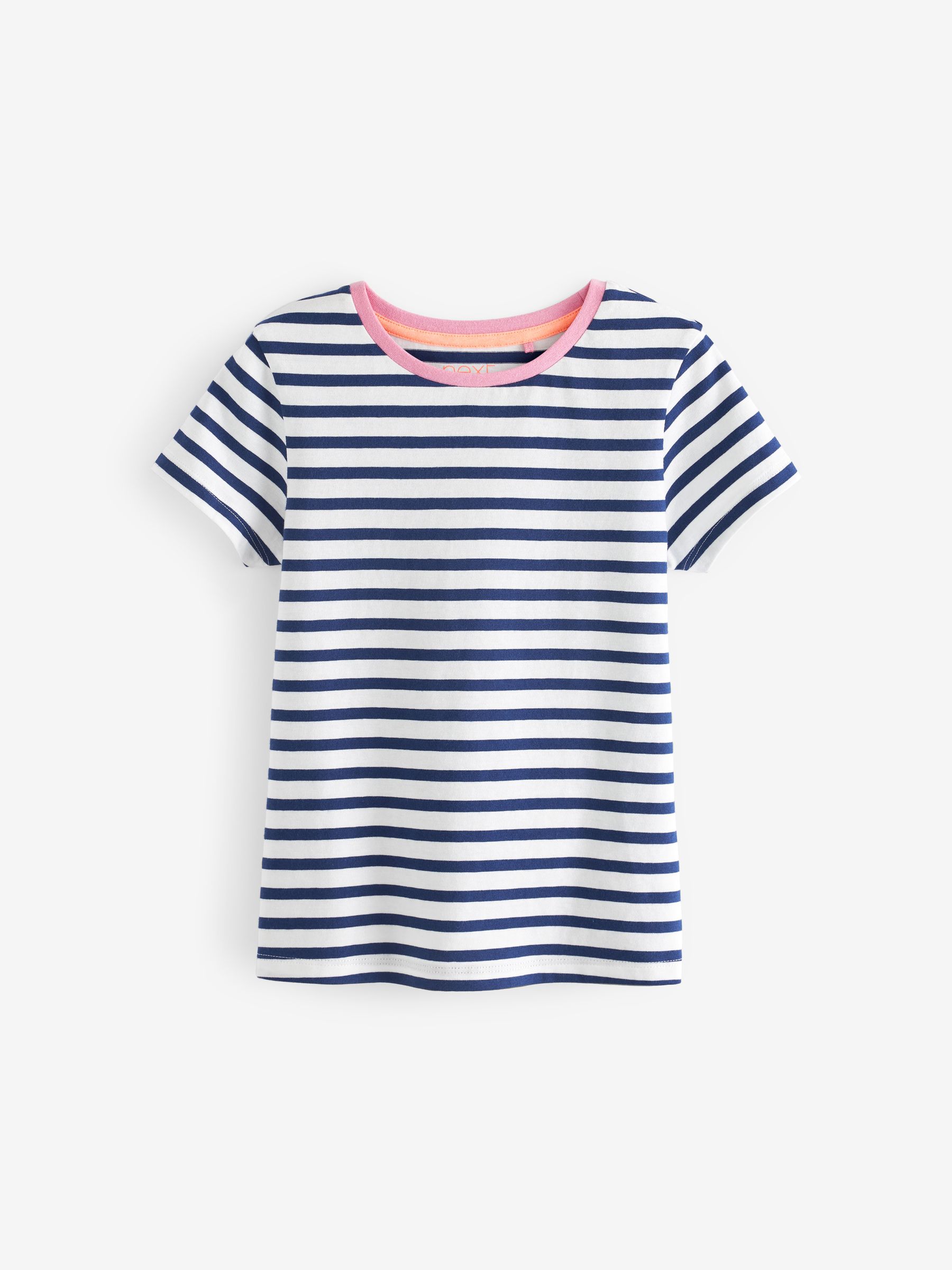 Buy Multi Solid Stripe 100 Cotton T Shirts 7 Pack 3 16yrs from Next South Africa