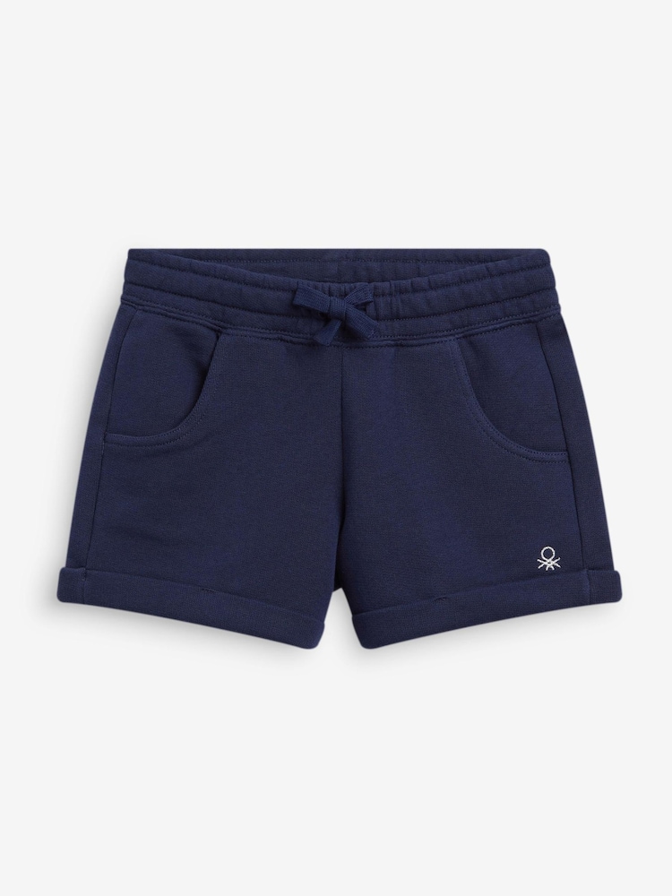 Benetton Girls 100% Cotton Jersey Shorts - Image 1 of 3