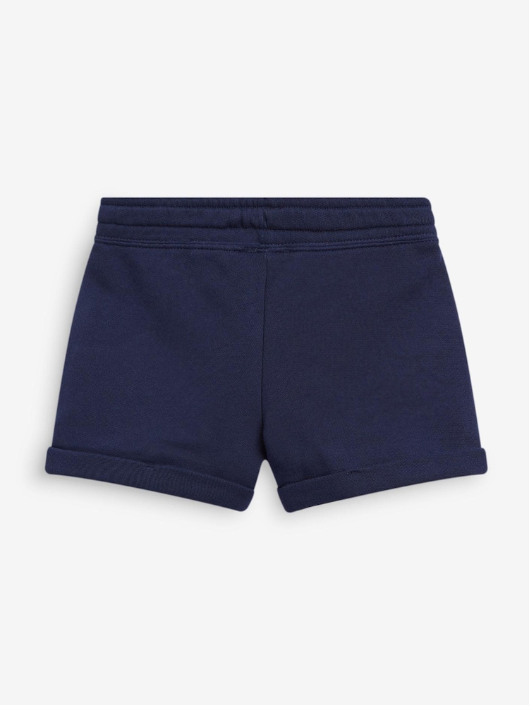 Benetton Girls 100% Cotton Jersey Shorts - Image 2 of 3