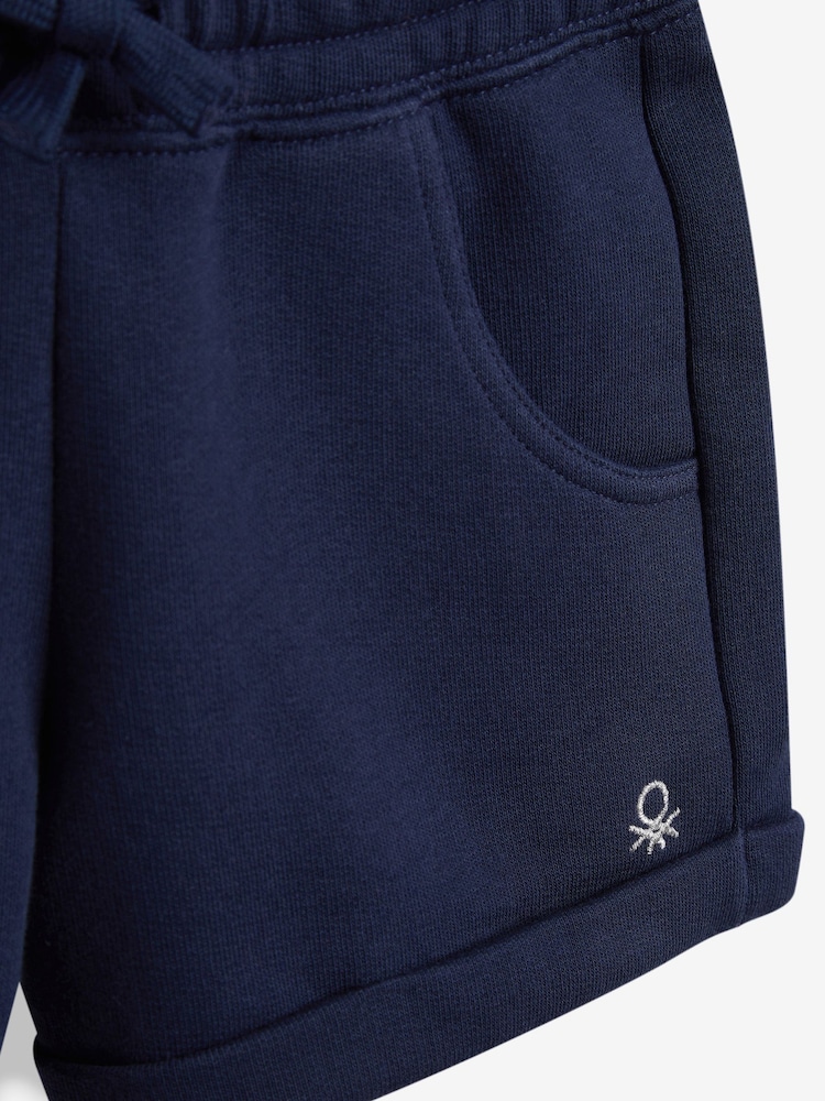 Benetton Girls 100% Cotton Jersey Shorts - Image 3 of 3