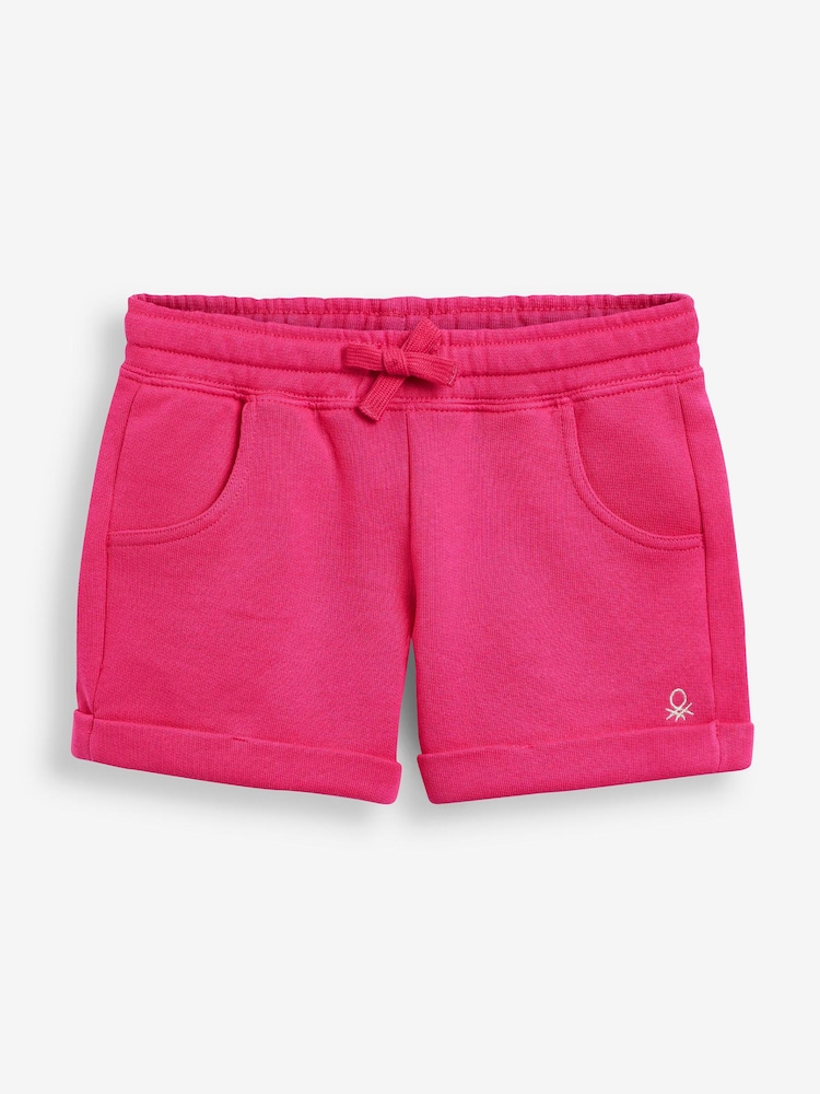 Benetton Girls 100% Cotton Jersey Shorts - Image 1 of 3