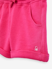 Benetton Girls 100% Cotton Jersey Shorts - Image 3 of 3