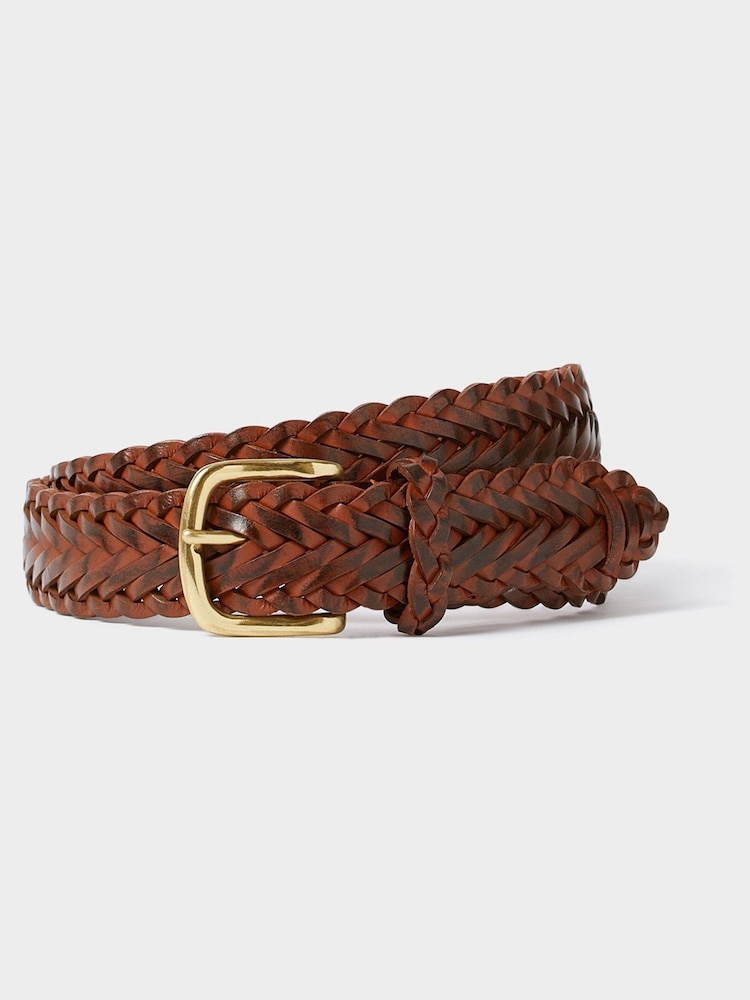 Osprey London The Hand Plaited Classic Leather Belt - תמונה 1 מתוך 3 Osprey London The Hand Plaited Classic Leather Belt - תמונה 1 מתוך 3