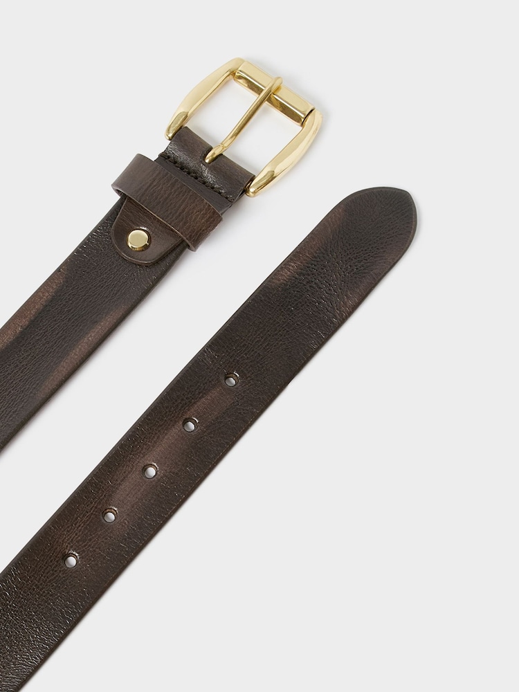 Osprey London The Vintage Saddle Leather Belt - תמונה 2 מתוך 3 Osprey London The Vintage Saddle Leather Belt - תמונה 2 מתוך 3