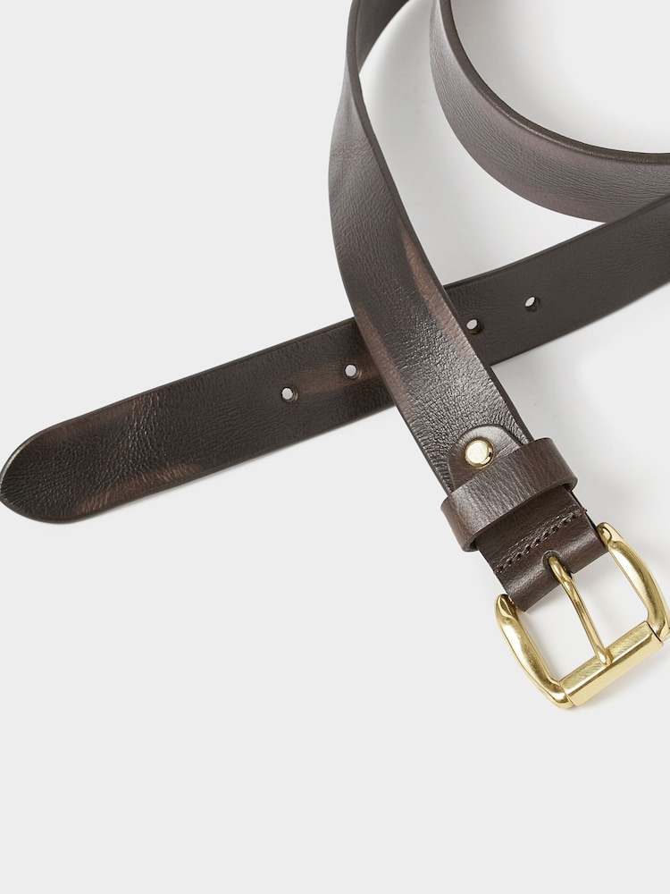 Osprey London The Vintage Saddle Leather Belt - תמונה 3 מתוך 3 Osprey London The Vintage Saddle Leather Belt - תמונה 3 מתוך 3