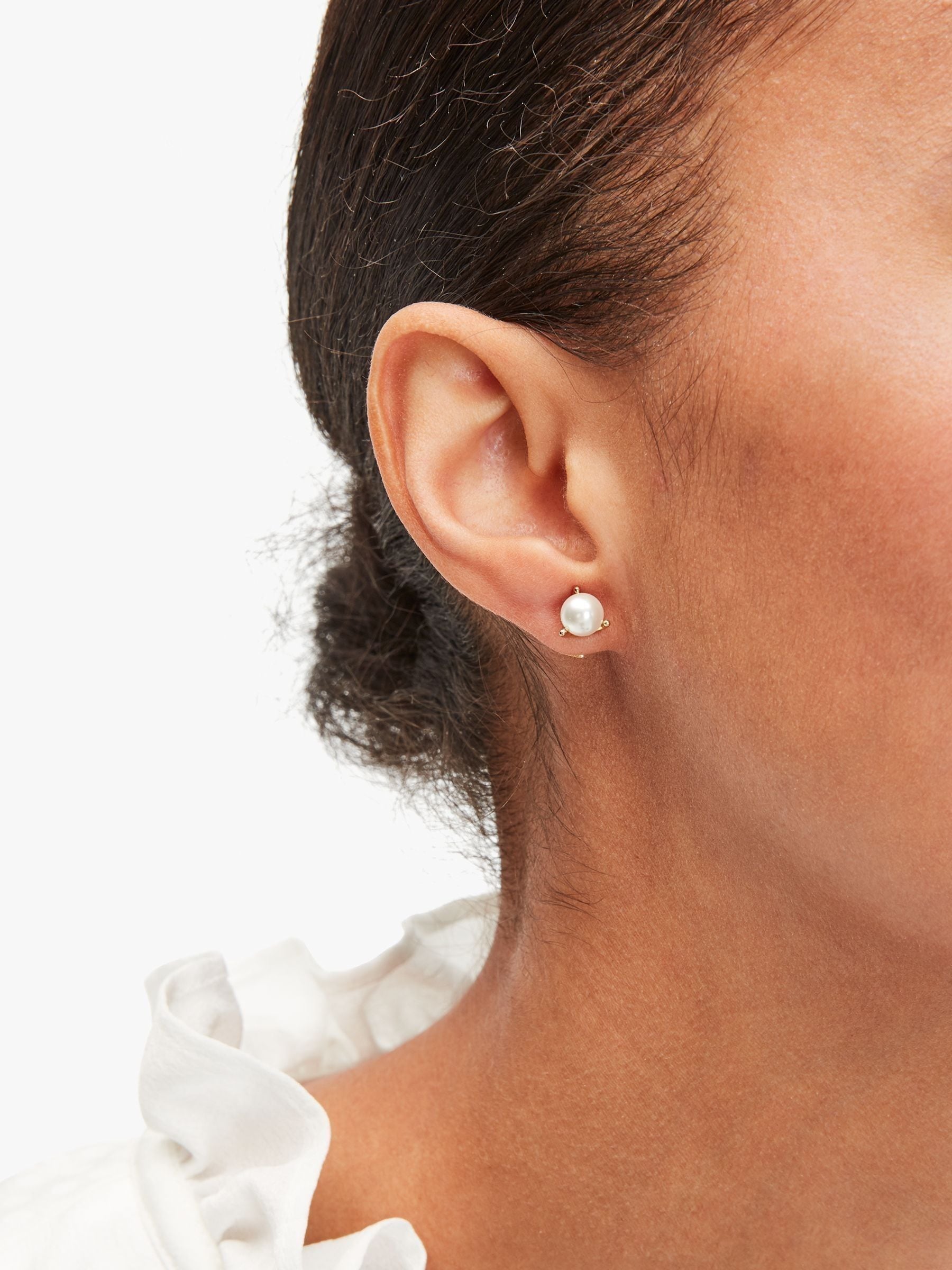 Buy kate spade new york Pearl Mini Trio Prong Stud Earrings from Next Australia