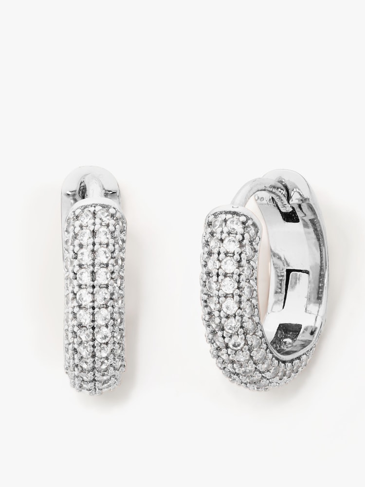 kate spade new york 'Brilliant Statements' Pave Huggie Earrings - Image 2 of 3