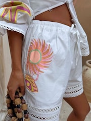 Never Fully Dressed White Ellie Shorts - Image 5 of 5