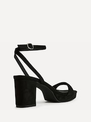 Linzi Black Elva Platform Block Heeled Sandals - Image 5 of 5