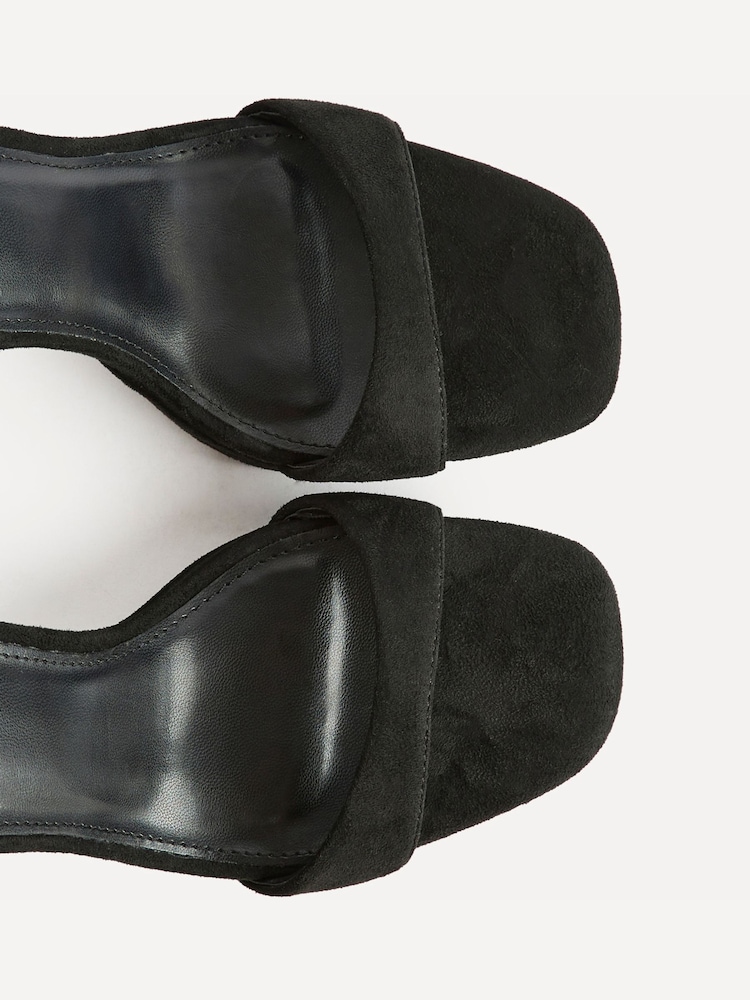 Linzi Black Stature Platform Block Heeled Sandals - Image 5 of 5 Linzi Black Stature Platform Block Heeled Sandals - Image 5 of 5