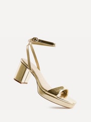 Linzi Gold Elva Platform Block Heeled Sandals - Image 5 of 5
