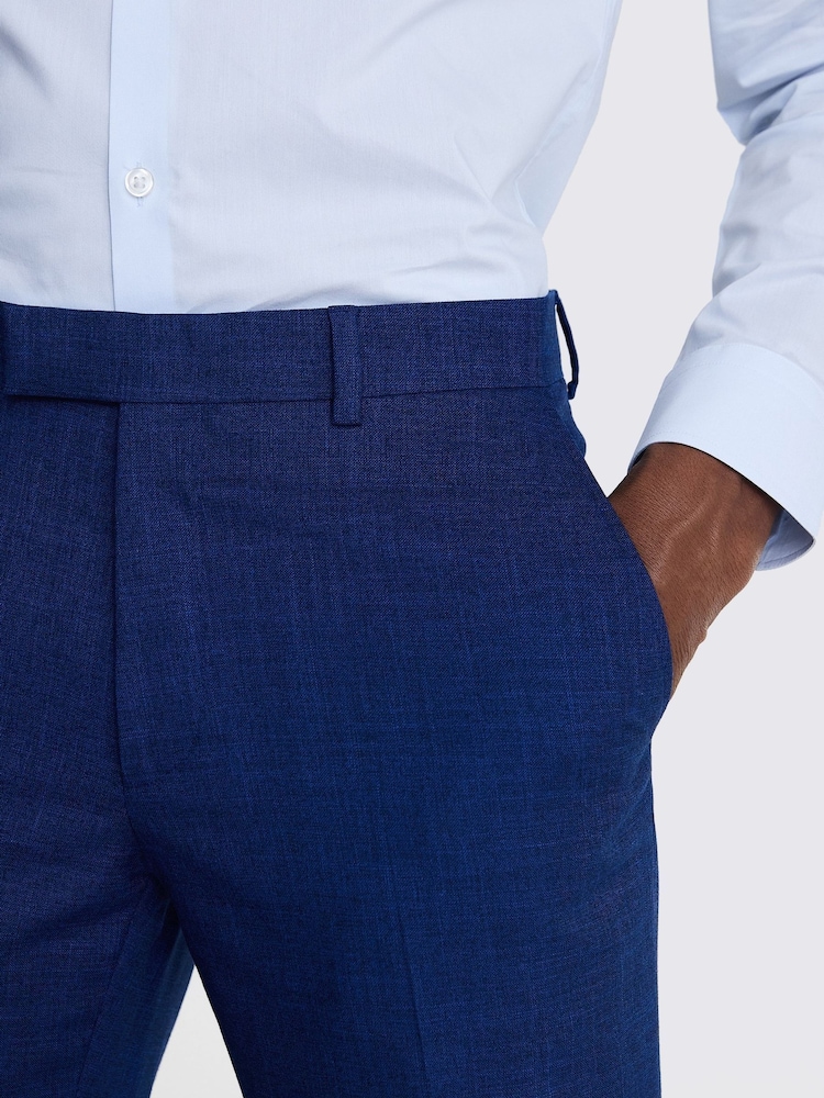 MOSS - Slim-fit slubkatoenen pantalon - Image 3 of 4