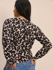 Nobodys Child Brown Printed Cardigan - Image 2 of 5