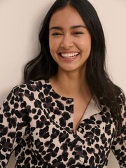 Nobodys Child Brown Printed Cardigan - Image 3 of 5