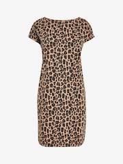 Animal 100% Cotton Relaxed Capped Sleeve Tunic Dress - Image 4 of 4