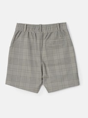 Angel & Rocket Grey Dawson Check Smart Shorts - Image 7 of 8