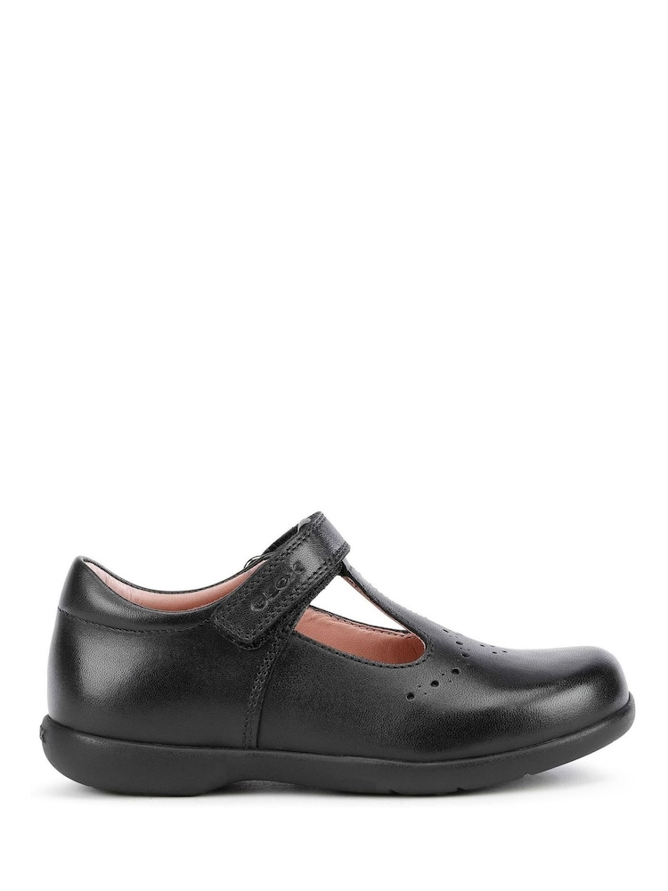 Geox Black Naimara Ballerina School Shoes - Image 1 of 4 Geox Black Naimara Ballerina School Shoes - Image 1 of 4