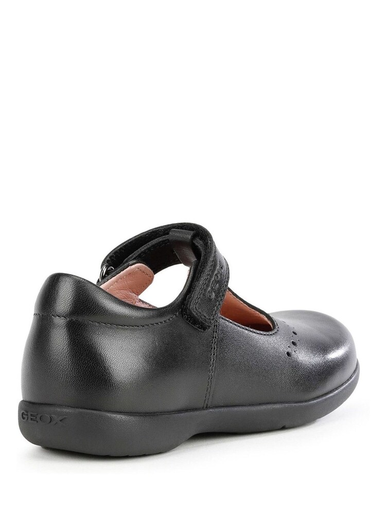 Geox Black Naimara Ballerina School Shoes - Image 2 of 4 Geox Black Naimara Ballerina School Shoes - Image 2 of 4