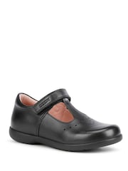 Geox Black Naimara Ballerina School Shoes - Image 3 of 4