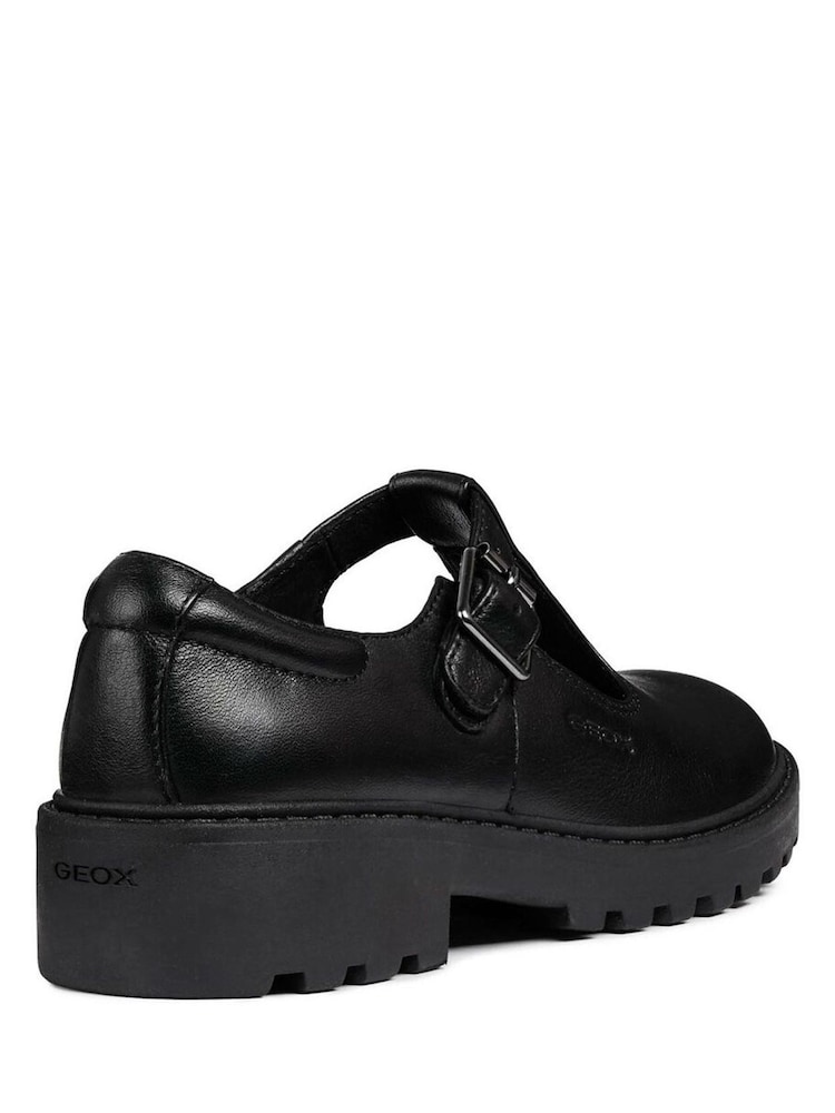 Geox Black Casey G. E Buckle School Shoes - Image 2 of 4 Geox Black Casey G. E Buckle School Shoes - Image 2 of 4
