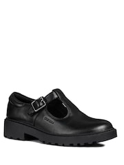 Geox Black Casey G. E Buckle School Shoes - Image 4 of 4