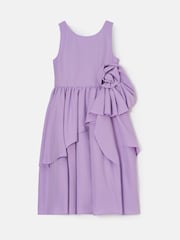 Angel & Rocket Purple Lourdes Corsage Waist Dress - Image 5 of 7