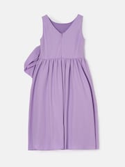 Angel & Rocket Purple Lourdes Corsage Waist Dress - Image 6 of 7