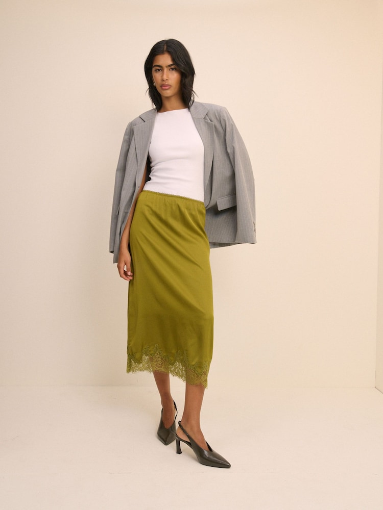 Nobodys Child Green Halo Skirt - Image 1 of 5 Nobodys Child Green Halo Skirt - Image 1 of 5