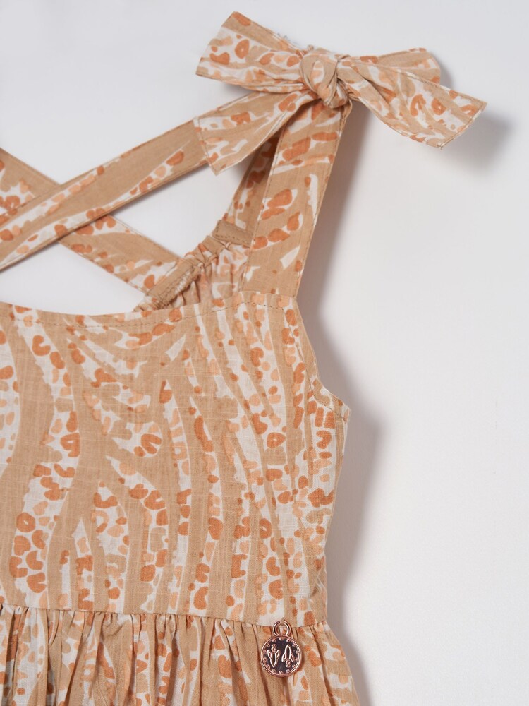 Angel & Rocket 100% Cotton Zebra Zoe Maxi Dress - Image 6 of 6