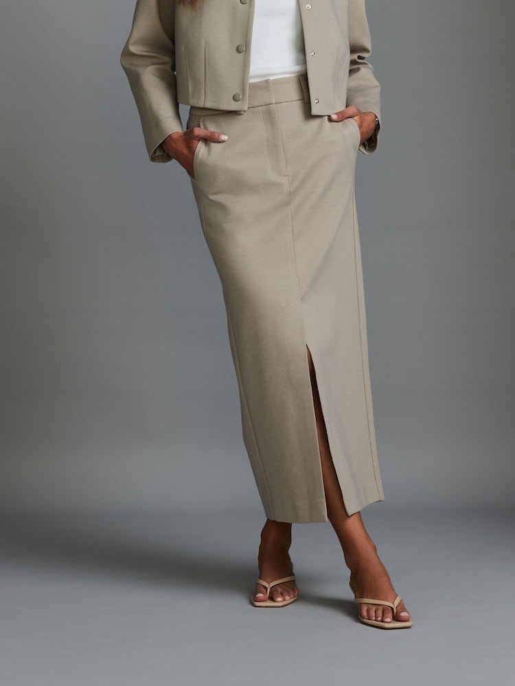 Neutrale Farbe - Utility Maxi Skirt - Bild 2 von 6