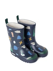 Liewood Blue Mason Thermo Rainboot Wellies - Image 2 of 4