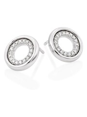 Beaverbrooks Cubic Zirconia Circle Earrings - Image 1 of 2