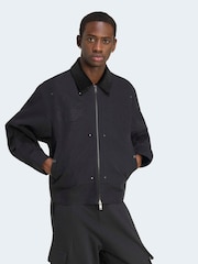 adidas Originals Black Premium Essentials Bomber Jacket - Image 1 of 6