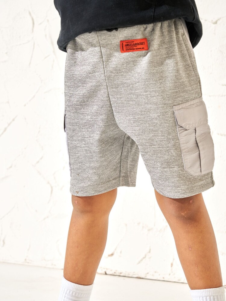 Angel & Rocket Grey Kasper Pique Smart Shorts - Image 2 of 5