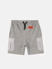 Angel & Rocket Grey Kasper Pique Smart Shorts - Image 3 of 5