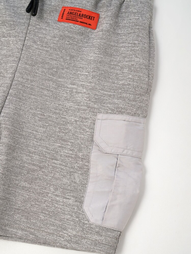 Angel & Rocket Grey Kasper Pique Smart Shorts - Image 5 of 5