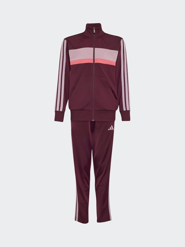 adidas Seasonal Essentials Tiberio 3-Stripes Tricot Track Suit - Image 1 sur 6