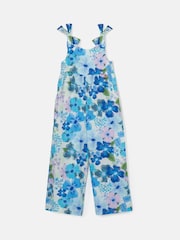 Angel & Rocket Blue Roma Floral Print 100% Cotton Jumpsuit - Image 3 of 5