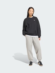 adidas Originals Grey Essentials Loose Fleece Joggers - Image 1 of 5