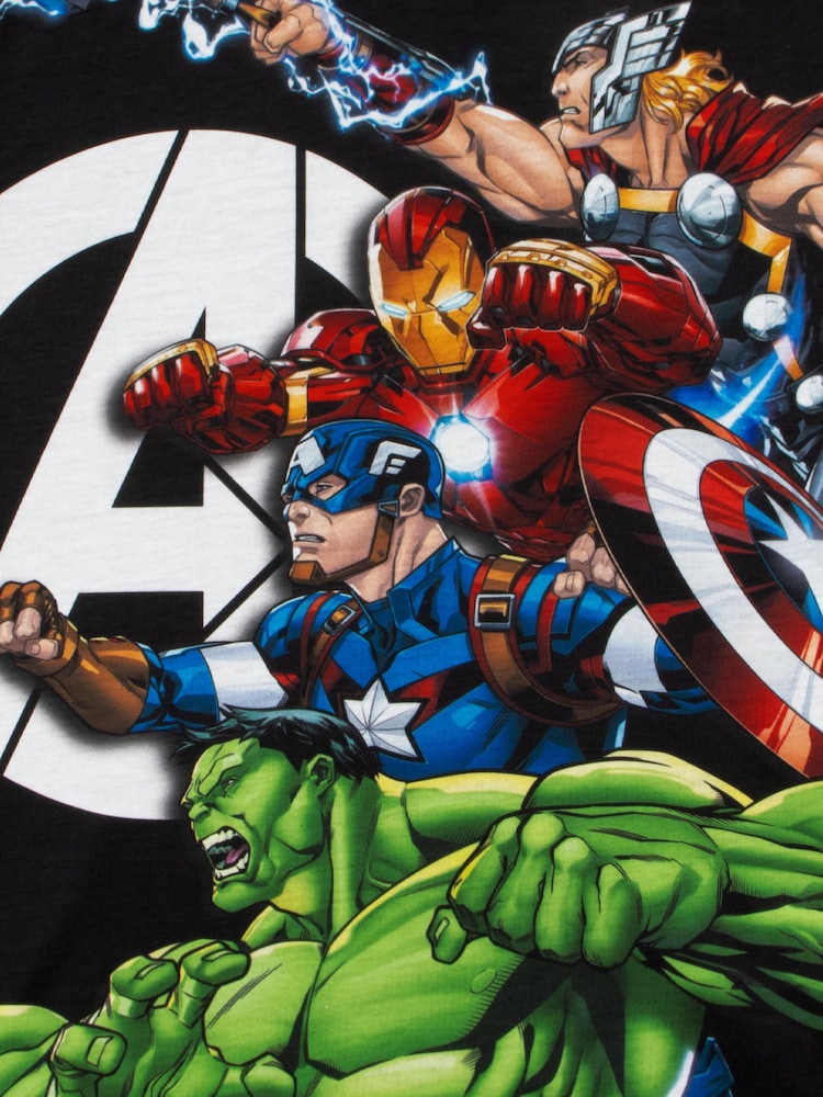 Character Black Marvel Avengers Short Pyjamas - Image 12 of 12 Character Black Marvel Avengers Short Pyjamas - Image 12 of 12