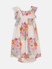 Angel & Rocket Nude 100% Cotton Printed Lexi Broderie Maxi Dress - Image 5 of 7