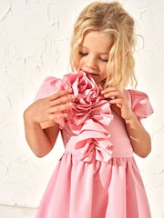 Angel & Rocket Pink Cascade Corsage Dress - Image 3 of 3