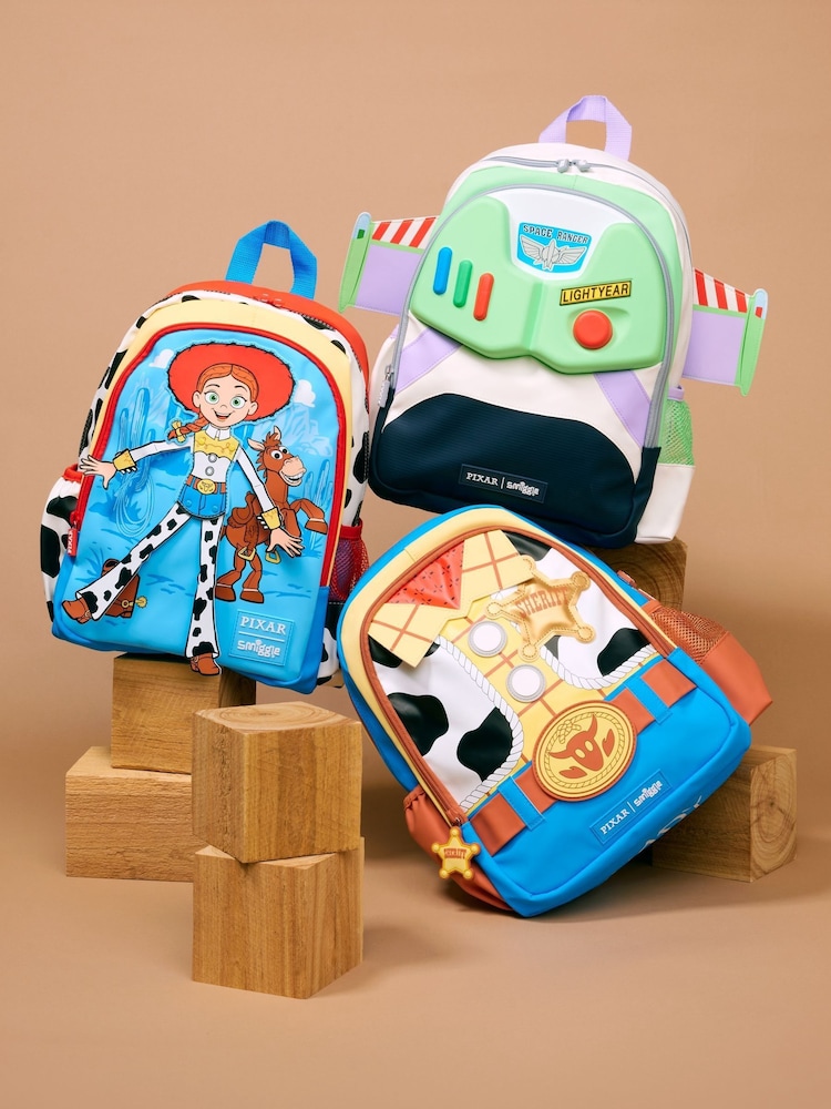 Smiggle Yellow Toy Story Junior Character Backpack - Image 4 of 4 Smiggle Yellow Toy Story Junior Character Backpack - Image 4 of 4