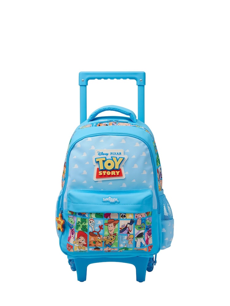 Smiggle Blue Toy Story Junior Trolley Backpack - Image 1 of 3 Smiggle Blue Toy Story Junior Trolley Backpack - Image 1 of 3