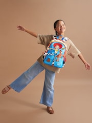 Smiggle Blue Toy Story Junior Character Backpack - Image 3 of 4